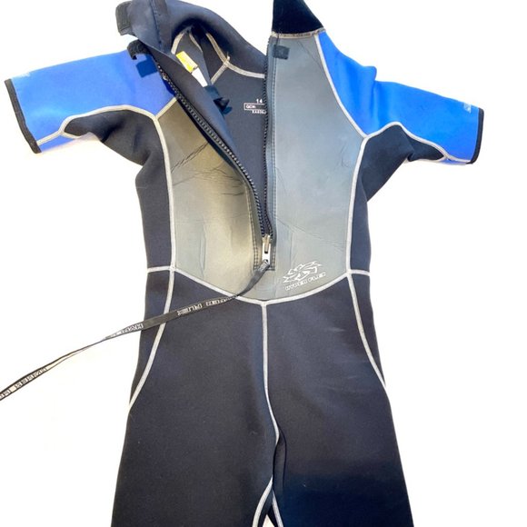 Youth size 14 shorty spring wetsuit - Picture 2 of 7